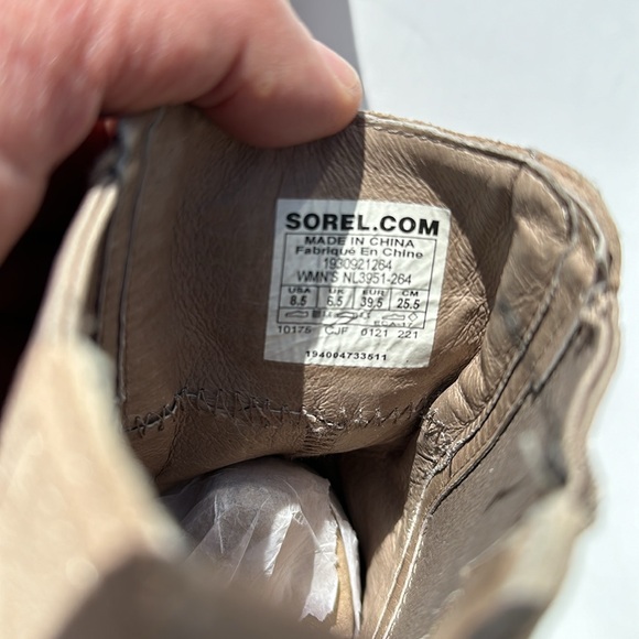 SOREL Joan Uptown Chelsea Boot In Sandy Tan-Sz 8.5 - Picture 10 of 12